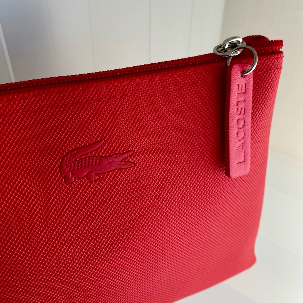 Lacoste Vibrant Red Clutch